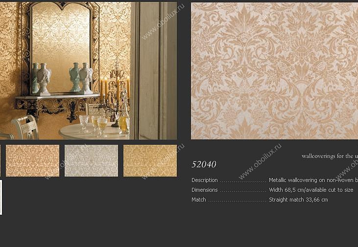 Обои Arte Metallics 52040