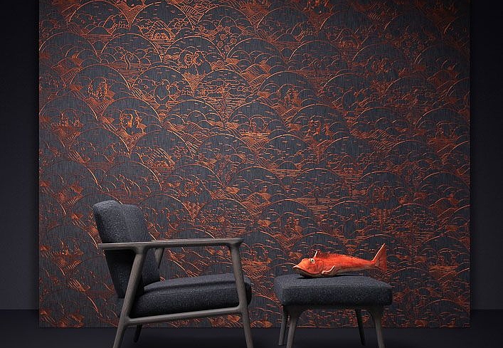 Обои Arte Moooi Tokyo Blue MO3000
