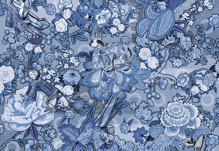 Обои Arte Moooi Tokyo Blue MO3012
