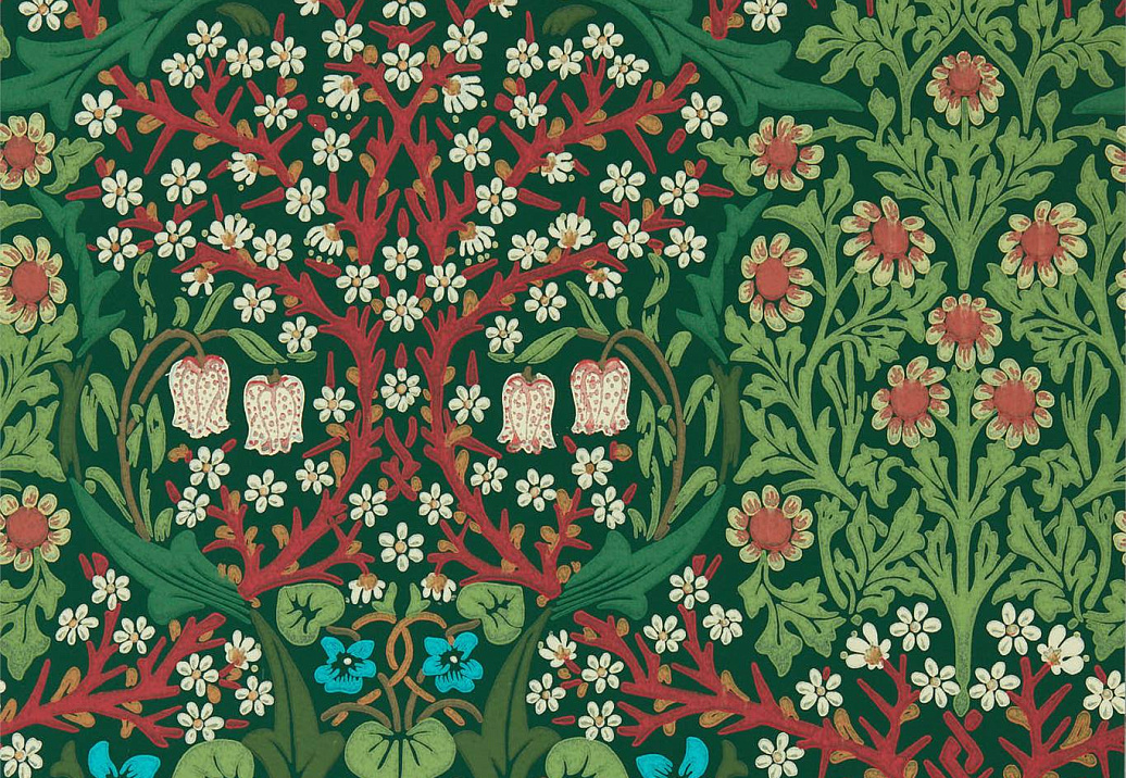 Обои Morris & Co Queen Square Wallpapers 216962