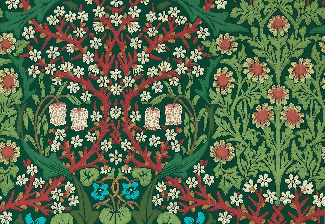 Обои Morris & Co Queen Square Wallpapers 216962