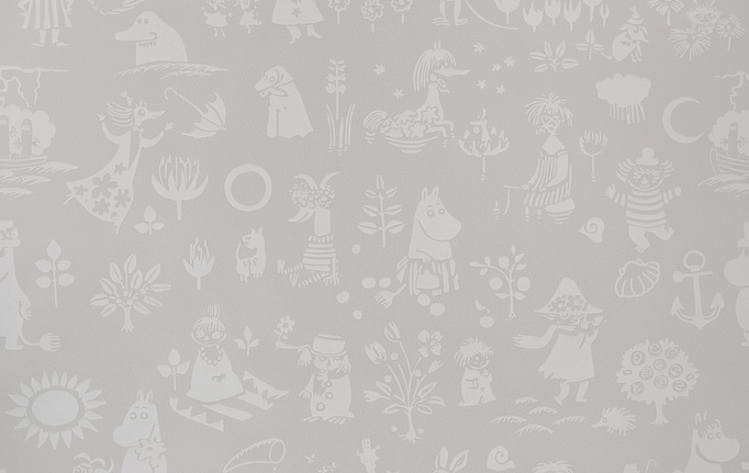 Финские обои Sandudd, коллекция Moomin, артикул 5164-3