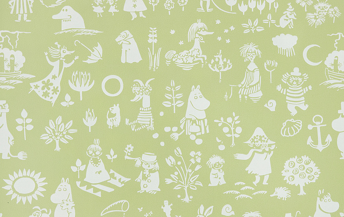 Финские обои Sandudd, коллекция Moomin, артикул 5164-6