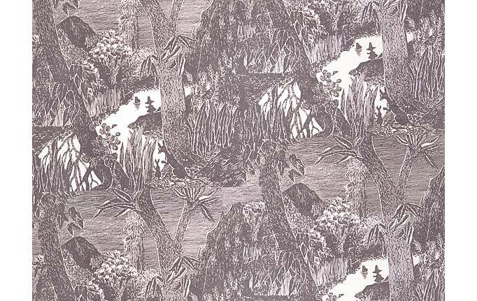 Финские обои Sandudd, коллекция Moomin, артикул 5166-2