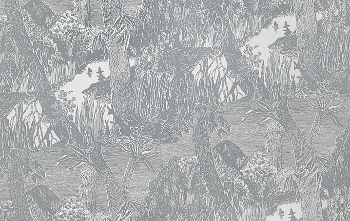 Финские обои Sandudd, коллекция Moomin, артикул 5166-3
