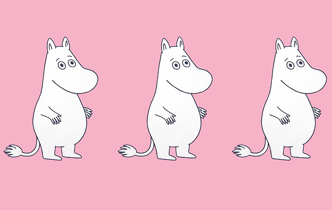 Финские обои Sandudd, коллекция Moomin, артикул 5181-2