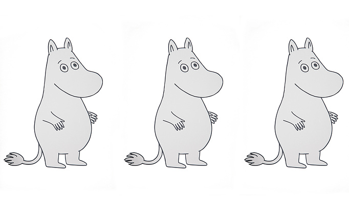 Финские обои Sandudd, коллекция Moomin, артикул 5181-4