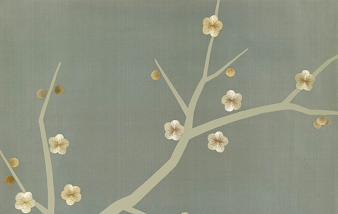 Английские обои Fromental, коллекция Conversational, артикул Cherry Blossom/Moth