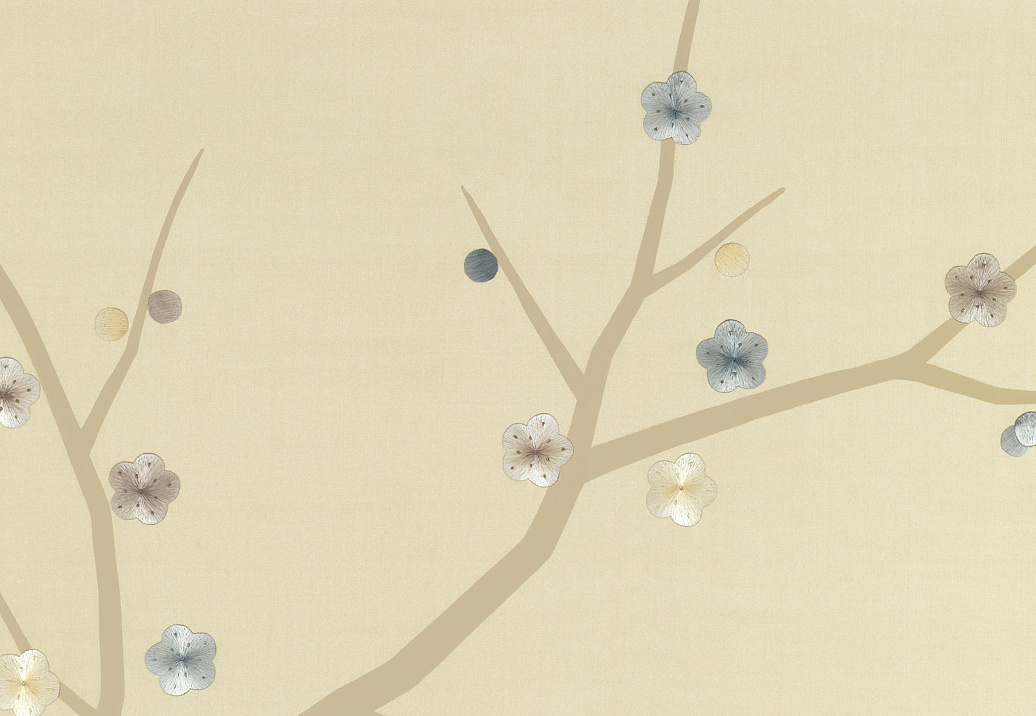 Обои Fromental Conversational Cherry Blossom/Oberon
