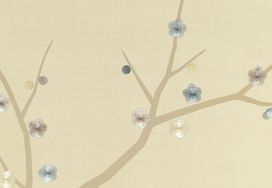 Обои Fromental Conversational Cherry Blossom/Oberon