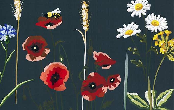 Английские обои Fromental, коллекция Conversational, артикул Clef des Champs/Midnight Garden