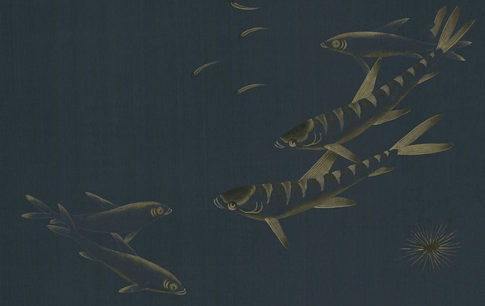 Английские обои Fromental, коллекция Conversational, артикул Pleasure of Fishes/Bluepool