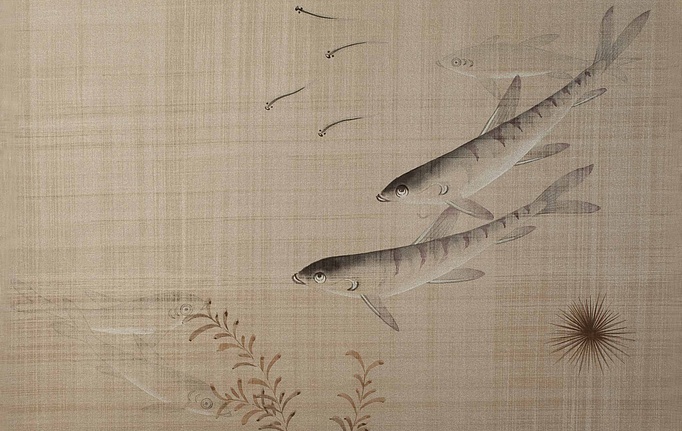 Английские обои Fromental, коллекция Conversational, артикул Pleasure of Fishes/Rockpool