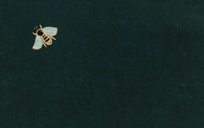 Английские обои Fromental, коллекция Conversational, артикул The Bees/Blueberry