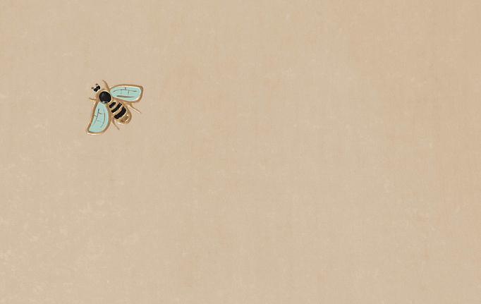 Английские обои Fromental, коллекция Conversational, артикул The Bees/Orange Blossom