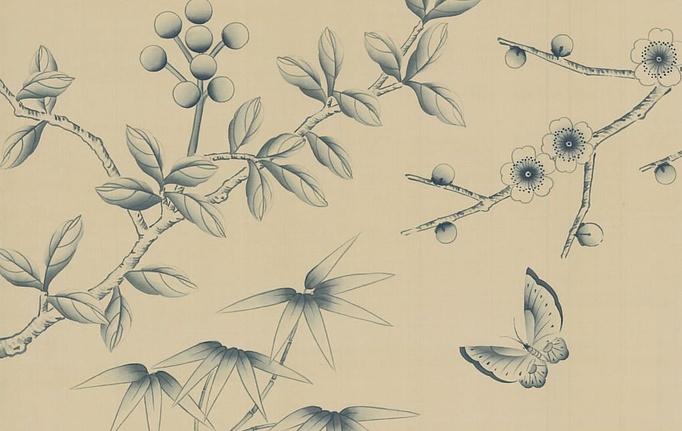 Английские обои Fromental, коллекция Chinoiserie, артикул Family 1/Delft