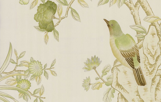 Английские обои Fromental, коллекция Chinoiserie, артикул Family 2/Lettuce
