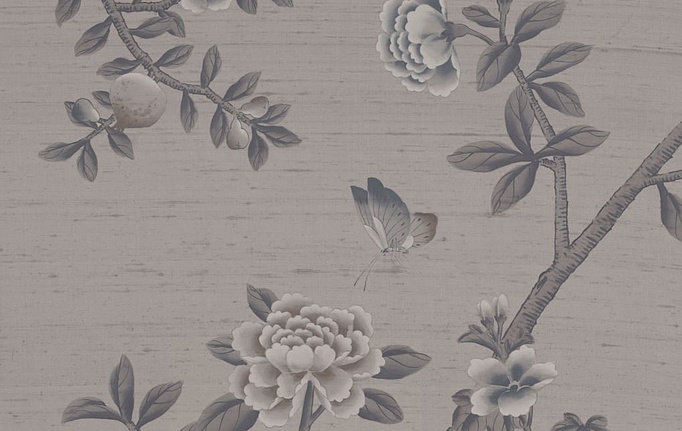 Английские обои Fromental, коллекция Chinoiserie, артикул Family 3/Blue Haze