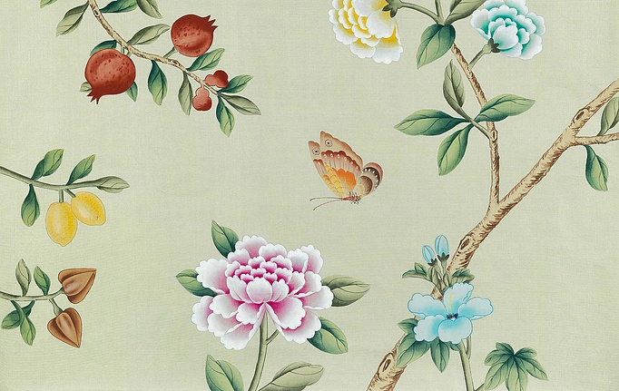 Английские обои Fromental, коллекция Chinoiserie, артикул Family 3/Confetti