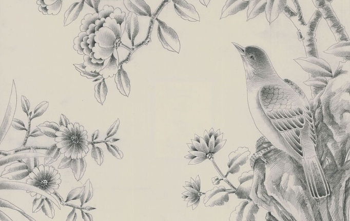 Английские обои Fromental, коллекция Chinoiserie, артикул Family 5/Silverpoint