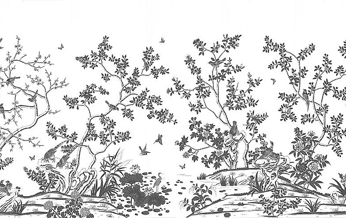 Английские обои Fromental, коллекция Chinoiserie, артикул Folly