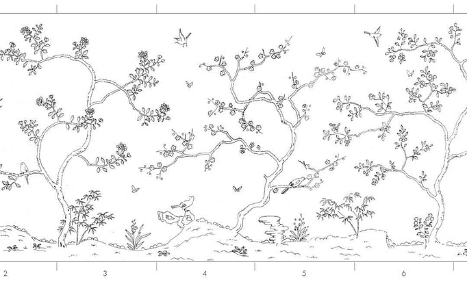 Английские обои Fromental, коллекция Chinoiserie, артикул Sylvaner