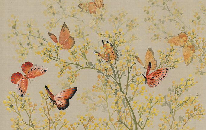 Английские обои Fromental, коллекция Modern Chinois, артикул Fontaine/Joy