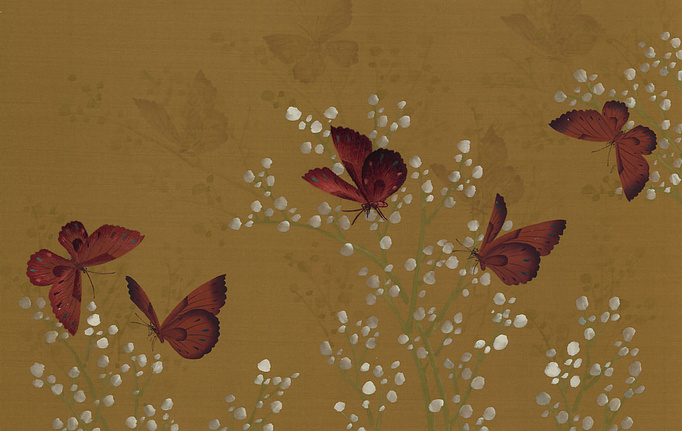 Английские обои Fromental, коллекция Modern Chinois, артикул Fontaine/Nectar