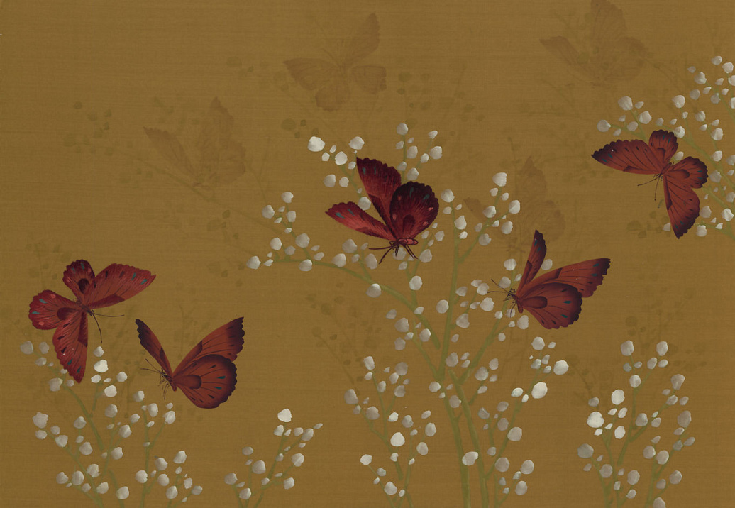 Обои Fromental Modern Chinois Fontaine/Nectar