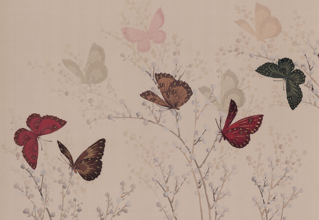 Обои Fromental Modern Chinois Fontaine/Papillion