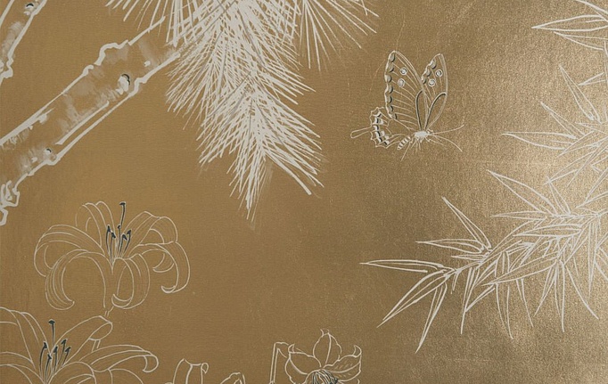 Английские обои Fromental, коллекция Modern Chinois, артикул Garden of House/Berry