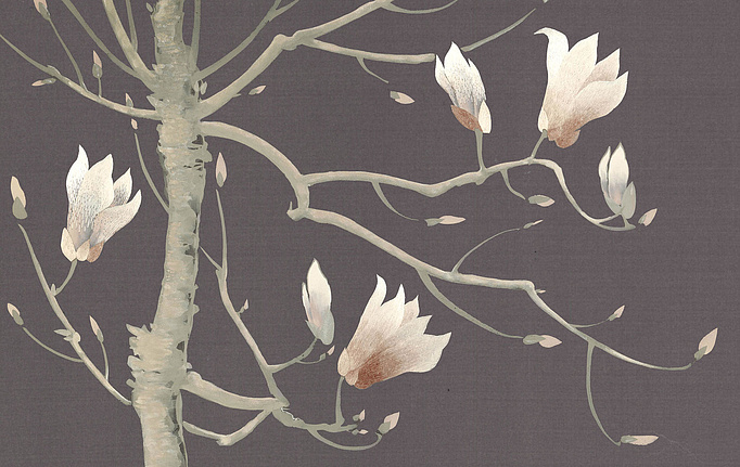 Английские обои Fromental, коллекция Modern Chinois, артикул Magnolia/Smoked Pearl