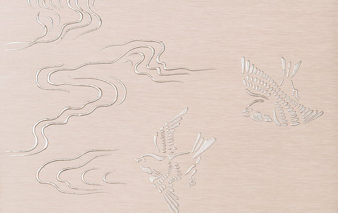Английские обои Fromental, коллекция Modern Chinois, артикул Mishima/Tsurumi
