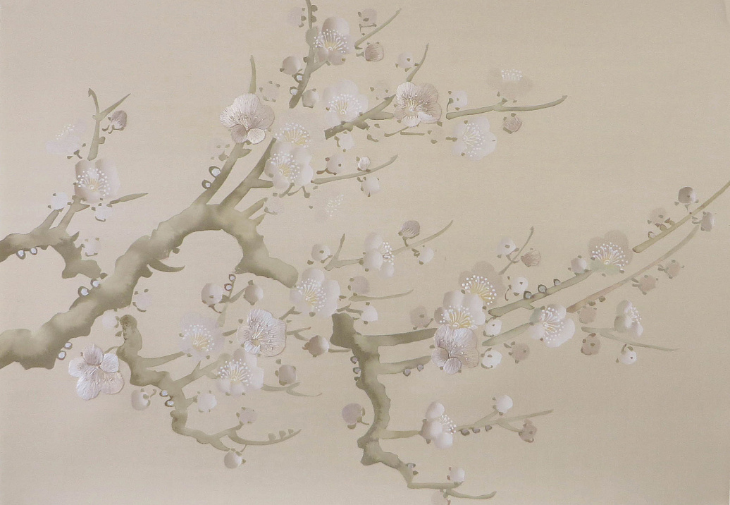 Обои Fromental Modern Chinois Prunus/Biwa