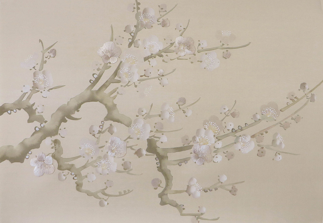 Обои Fromental Modern Chinois Prunus/Biwa