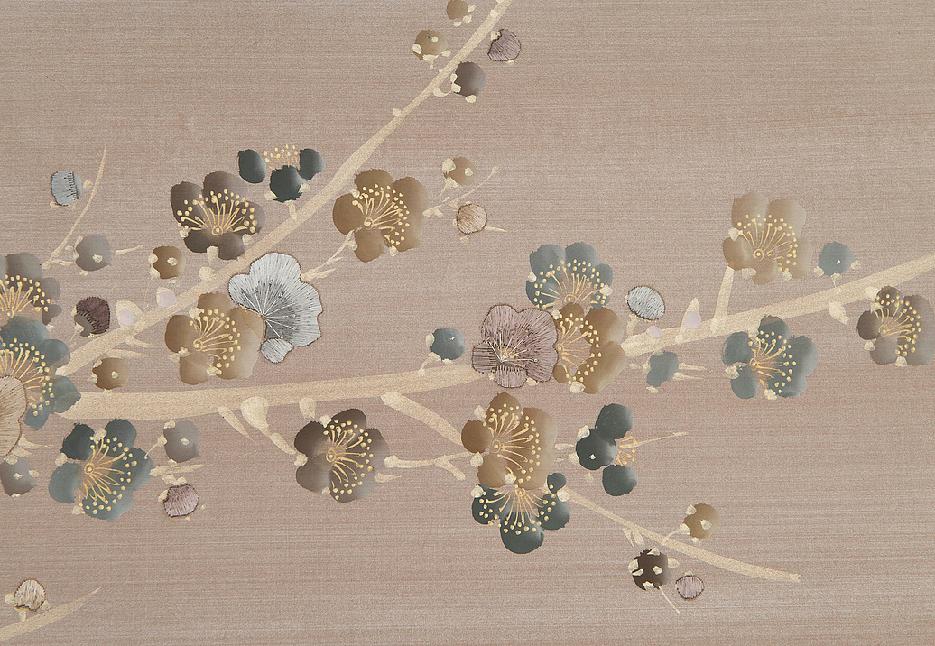 Обои Fromental Modern Chinois Prunus/Dove Grey