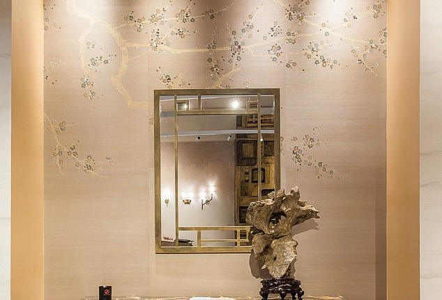 Обои Fromental Modern Chinois Prunus/Dove Grey