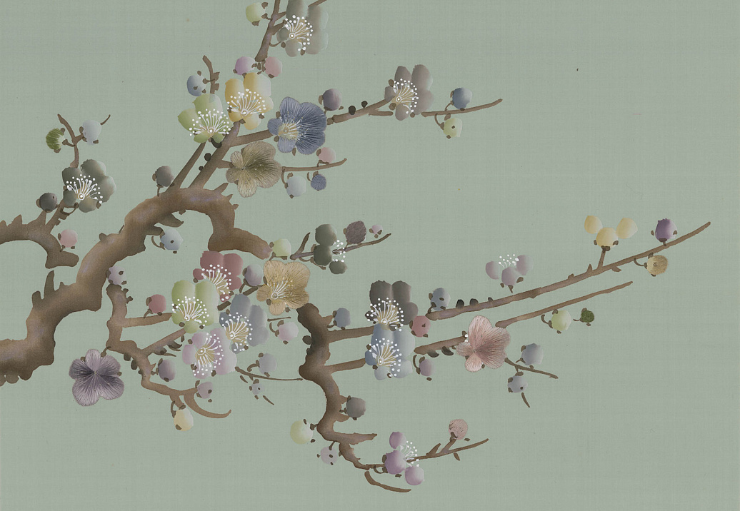 Обои Fromental Modern Chinois Prunus/Samui