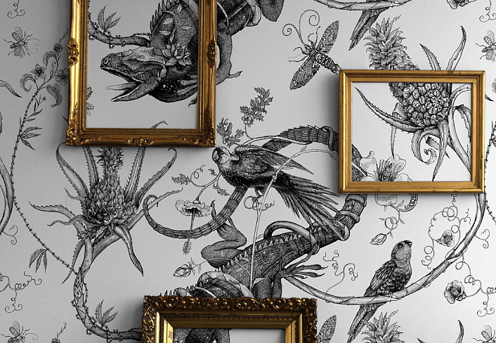 Обои Timorous Beasties Stock SWP/IGU/IVY/01