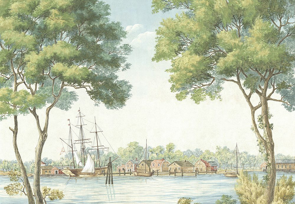 Обои Paul Montgomery Studio Fine Painted Wallpapers Regatta