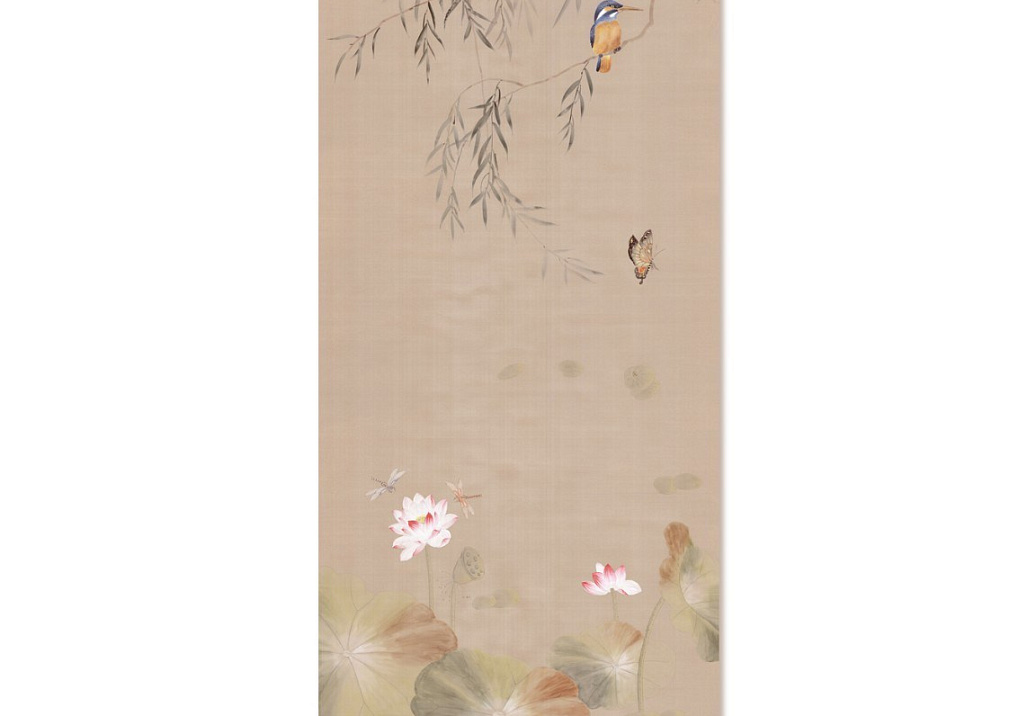 Обои Paul Montgomery Studio Fine Painted Wallpapers Alcedines