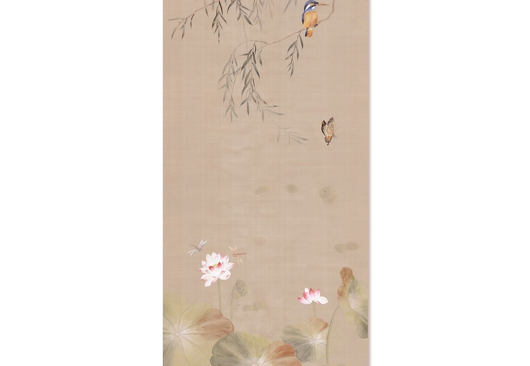 Обои Paul Montgomery Studio Fine Painted Wallpapers Alcedines