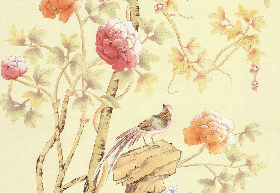 Обои Paul Montgomery Studio Fine Painted Wallpapers Ashford Garden