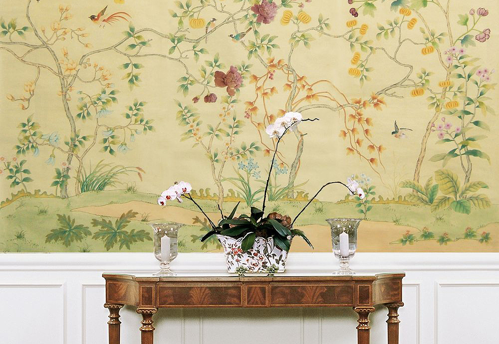 Обои Paul Montgomery Studio Fine Painted Wallpapers Ashford Garden