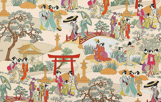 Французская ткань Manuel Canovas, коллекция Beaumont, артикул M4049-02