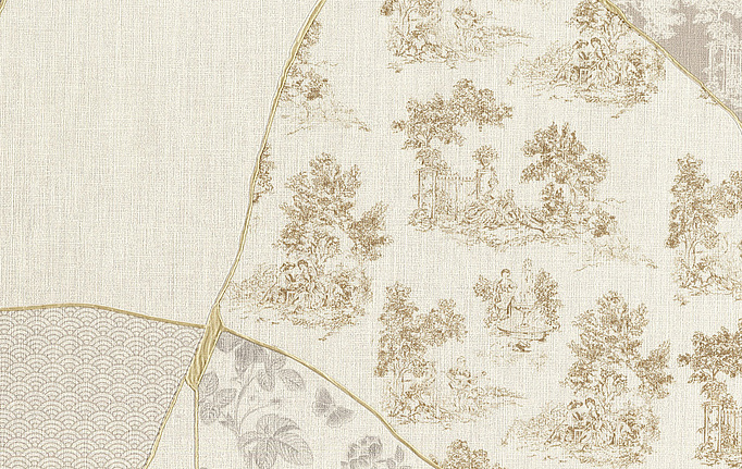 Итальянские обои Jannelli & Volpi, коллекция 191 Kintsugi, артикул 6702