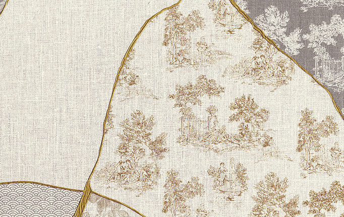 Итальянские обои Jannelli & Volpi, коллекция 191 Kintsugi, артикул 6704