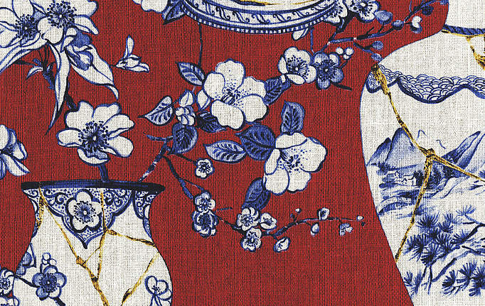 Итальянские обои Jannelli & Volpi, коллекция 191 Kintsugi, артикул 6734