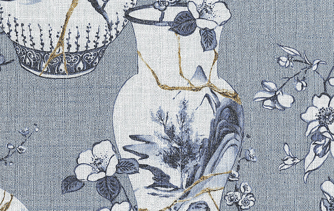 Итальянские обои Jannelli & Volpi, коллекция 191 Kintsugi, артикул 6735
