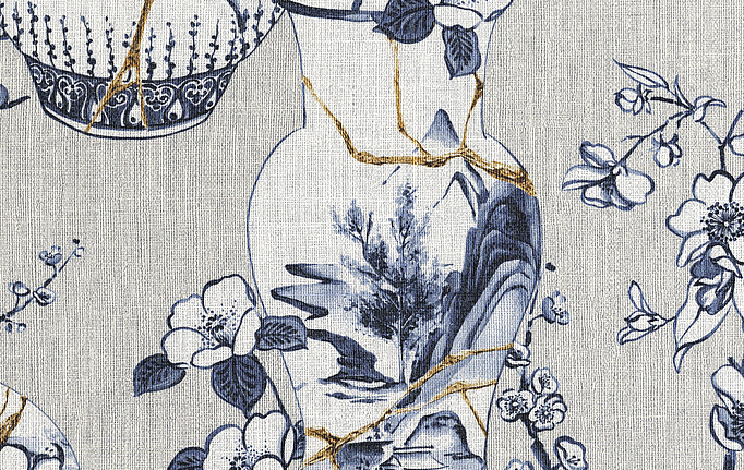 Итальянские обои Jannelli & Volpi, коллекция 191 Kintsugi, артикул 6736